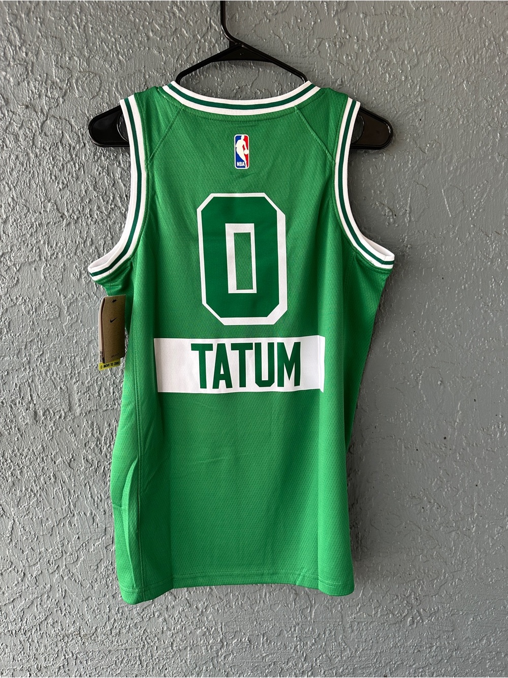 Boston Tatum Green Retro Basketball Jersey Men